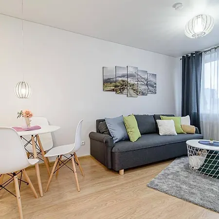 Bright Apartment,for 1-4,near Old Town * Wilno